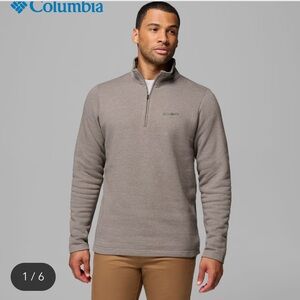 Columbia Men's Zip Up Gray Sweater